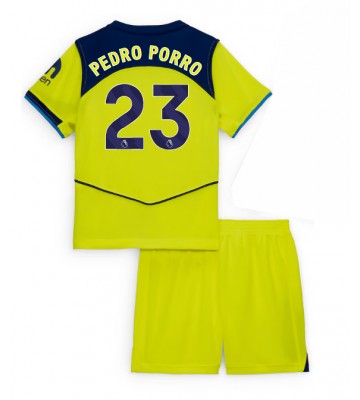 Tottenham Hotspur Pedro Porro #23 Replika Babytøj Tredje sæt Børn 2025-26 Kortærmet (+ Korte bukser)